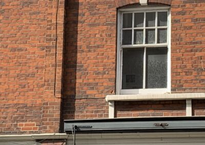Windows before restoration at Old Spitalfields Market